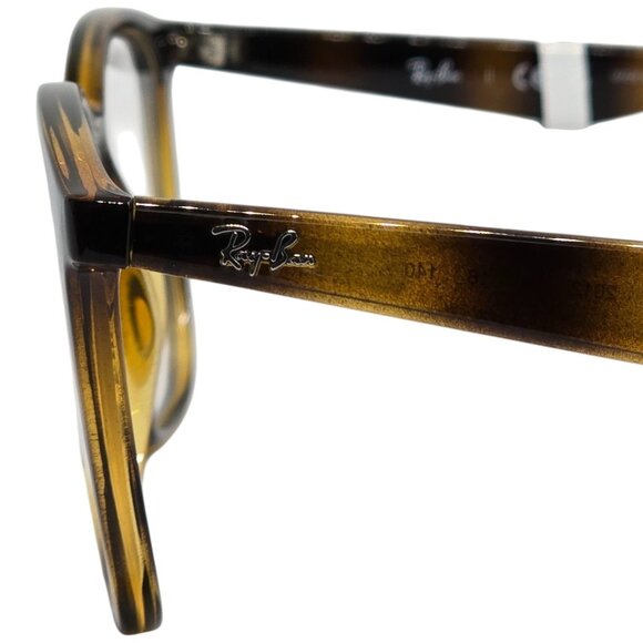 Ray-Ban ORX7177 Havana Frames 51-18 Authentic Classic Square Brown Gradient - Picture 5 of 8